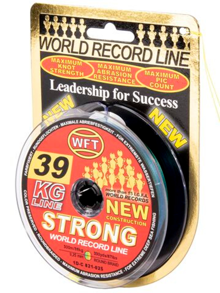 Шнур плетёный WFT KG STRONG Multicolor 300/025