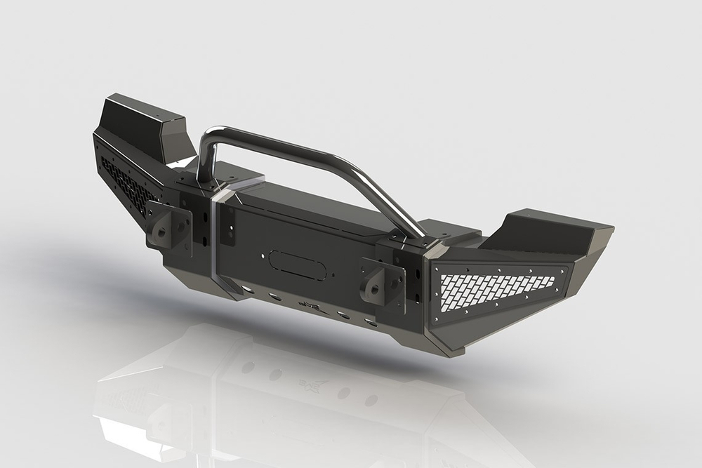 Бампер силовой передний BMS PRO-Line для Jeep Wrangler JK 2007-2017