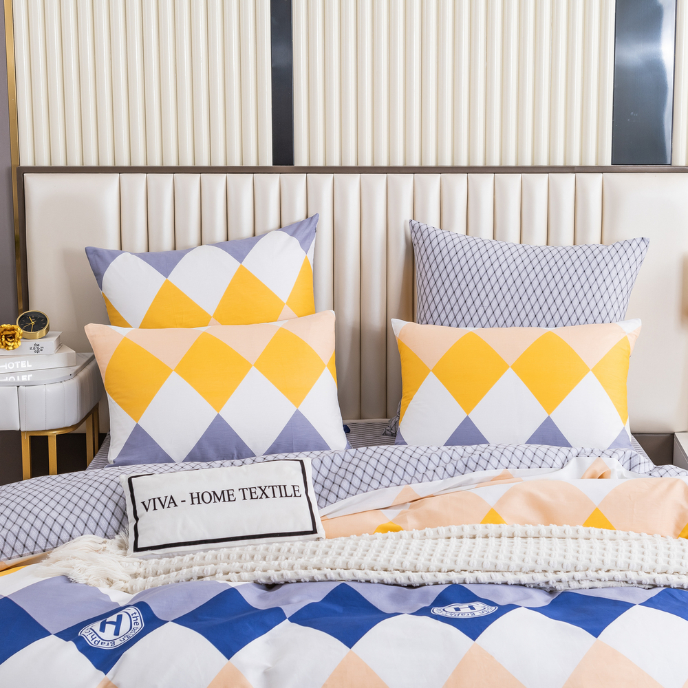 Комплект постельного белья Люкс Сатин 100% хлопок на резинке AR289