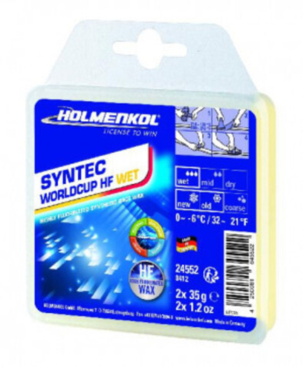 HOLMENKOL 24552 Синтетическая гоночная мазь с высоким содержанием фтора Syntec WorldCup HF WET