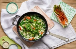 Le Creuset Сковорода 3-PLY Saute 24 см с крышкой