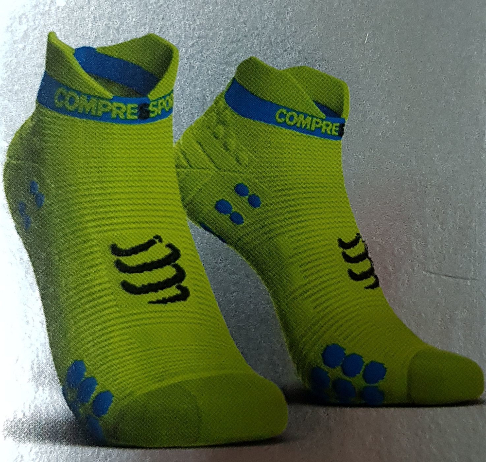 НОСКИ КОМПРЕССИОННЫЕ Compressport  PRO RACING V3 RUN (желтые)