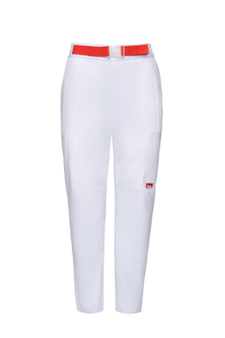 Джоггеры медицинские унисекс Кайтеки, белый хлопок