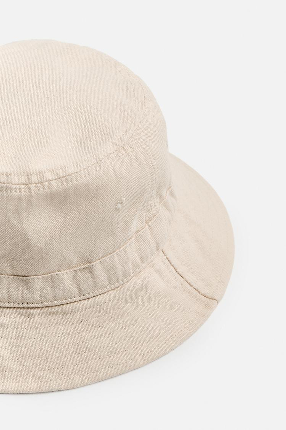 ZARA ПАНАМА С ЭФФЕКТОМ ПОТЕРТОСТИ, ЭКРЮ