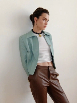 Бусы с кулоном yellow olives