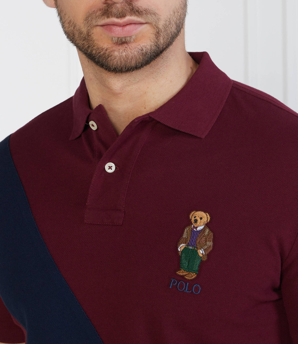 Поло POLO RALPH LAUREN - бордовый(710878637)