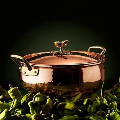 Кастрюля, 6 литров, медь Ruffoni