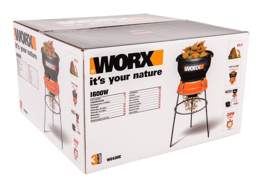Измельчитель для листьев WORX WG430E