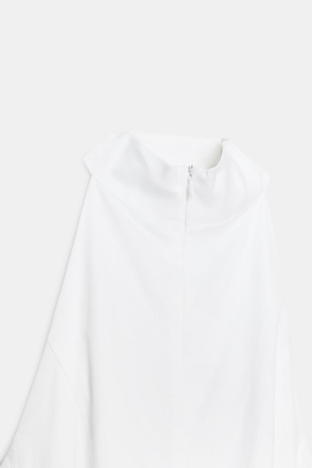 ZARA ПЛАТЬЕ МИДИ ХАЛТЕР ГОДЕ, БЕЛЫЙ