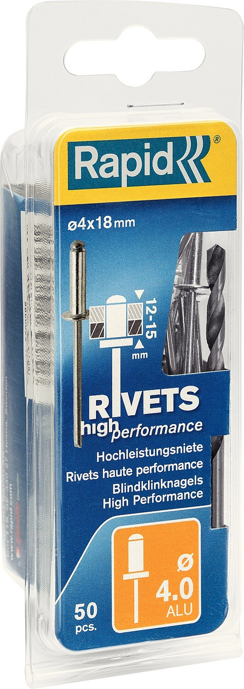 RAPID заклепка из алюминия d4.0 x 18 мм, 50 шт
