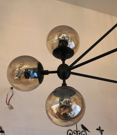 люстра Modo Chandelier 15 Globes Black