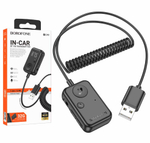 Автомобильный FM-трансмиттер BOROFONE BC49 Bluetooth (черный)