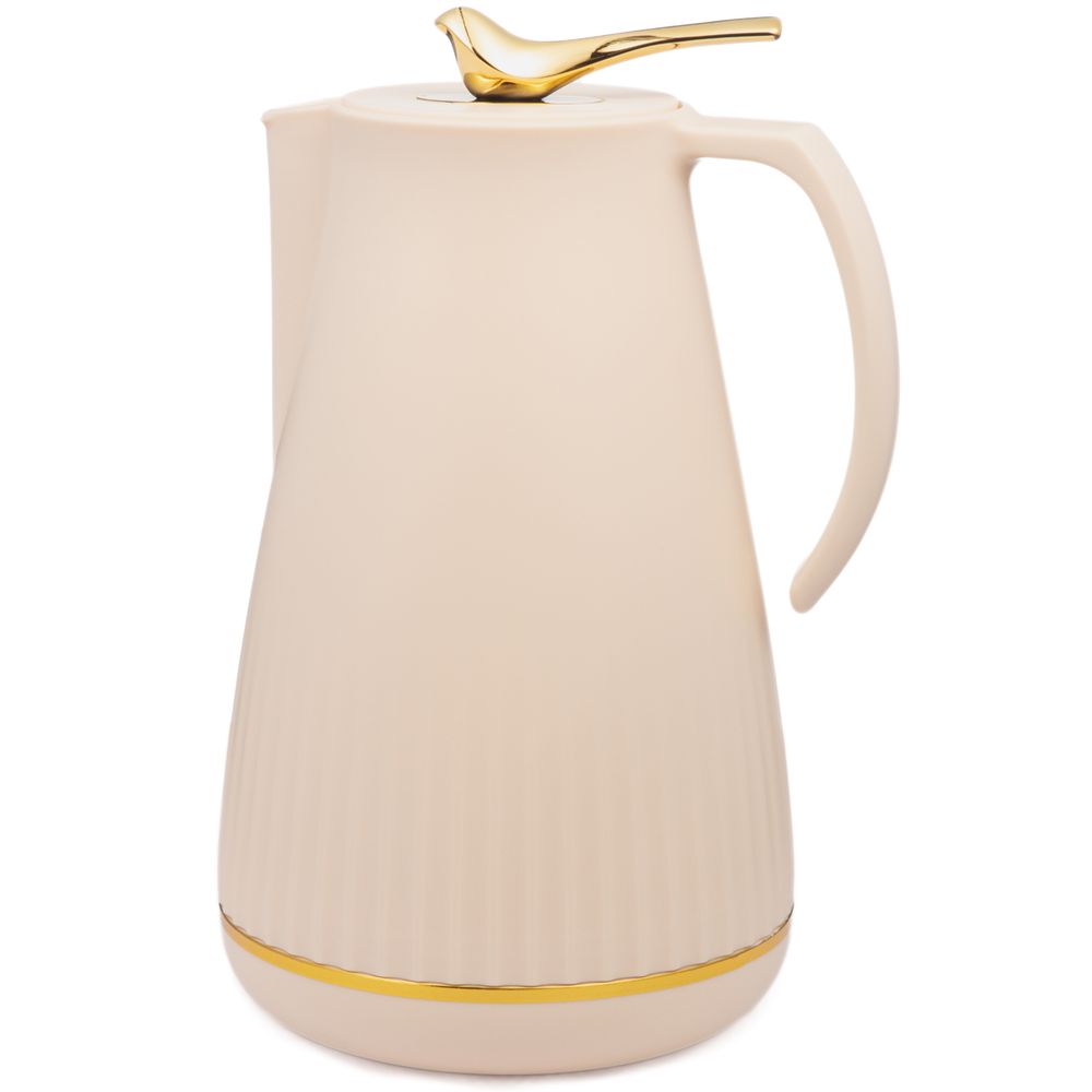 ТЕРМОС СО СТЕКЛЯННОЙ КОЛБОЙ, 950 МЛ, КРЫШКА С КЛАПАНОМ, СОХРАНЯЕТ ТЕМПЕРАТУРУ ДО 24 Ч.