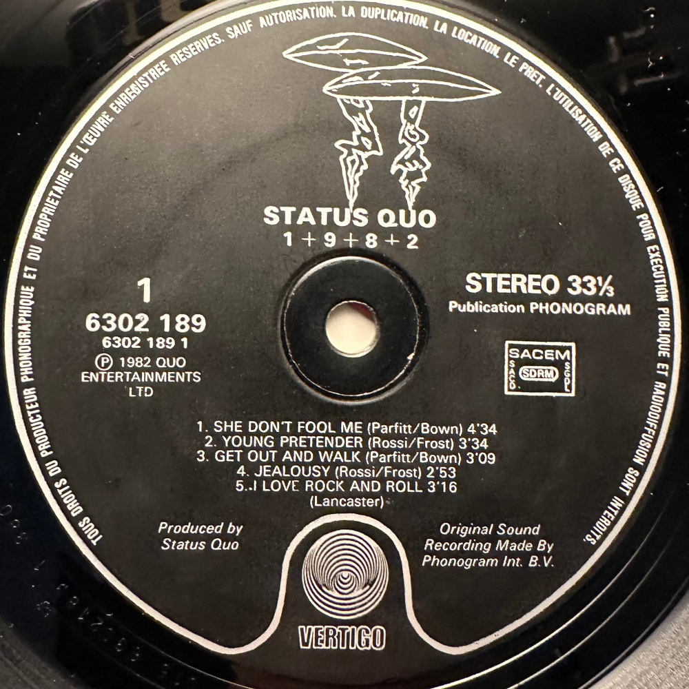 Status Quo - 1982 (Франция 1982г.)