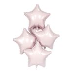 Шар (19''/48 см) Звезда, Пыльная роза, 1 шт.