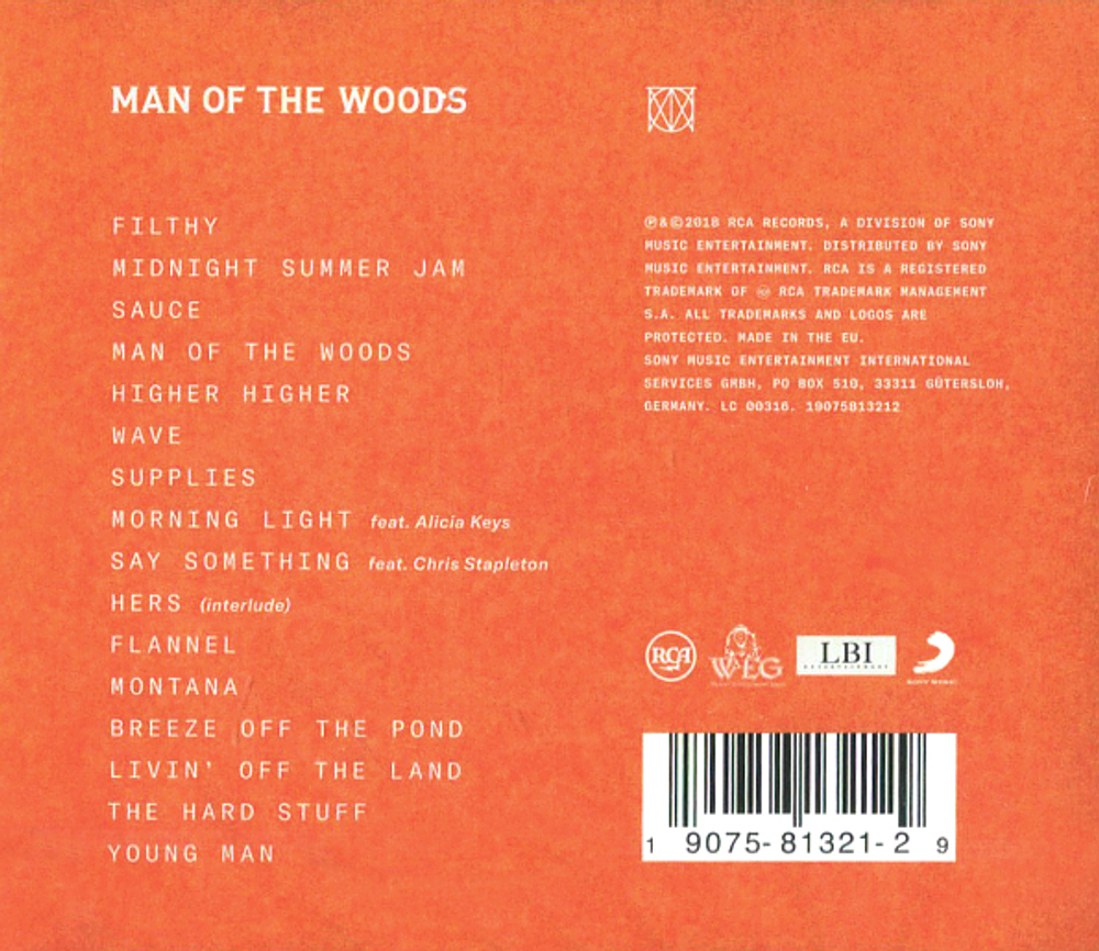 Justin Timberlake / Man Of The Woods (CD)