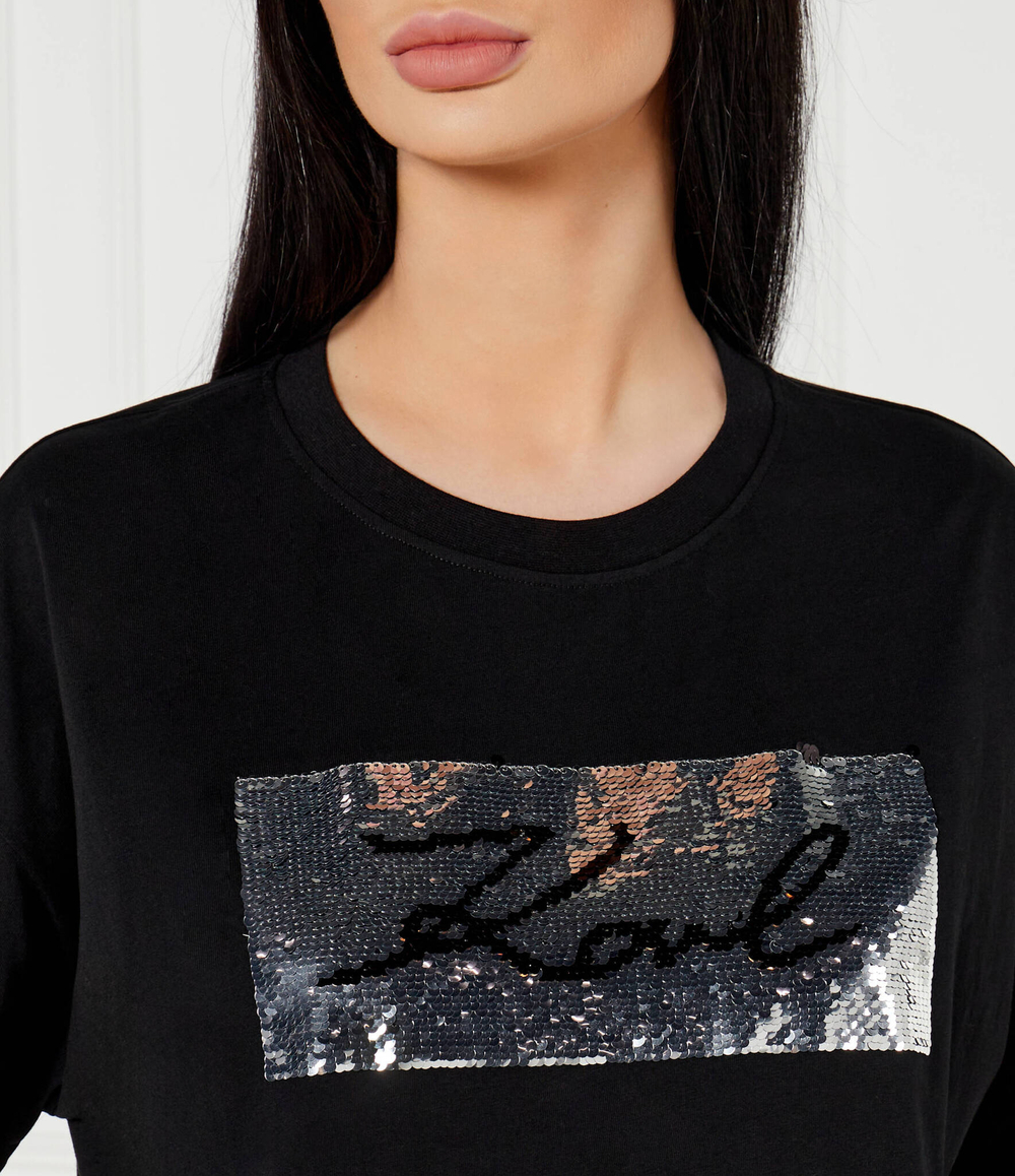 Футболка Karl Lagerfeld - черный(246W1708)