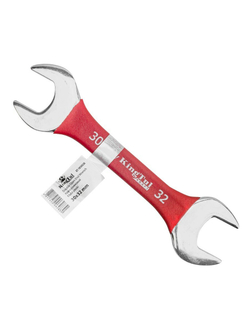 Ключ рожковый 30х32мм в прорезиненной оплетке KingTul kraft KT-103032k(323032)