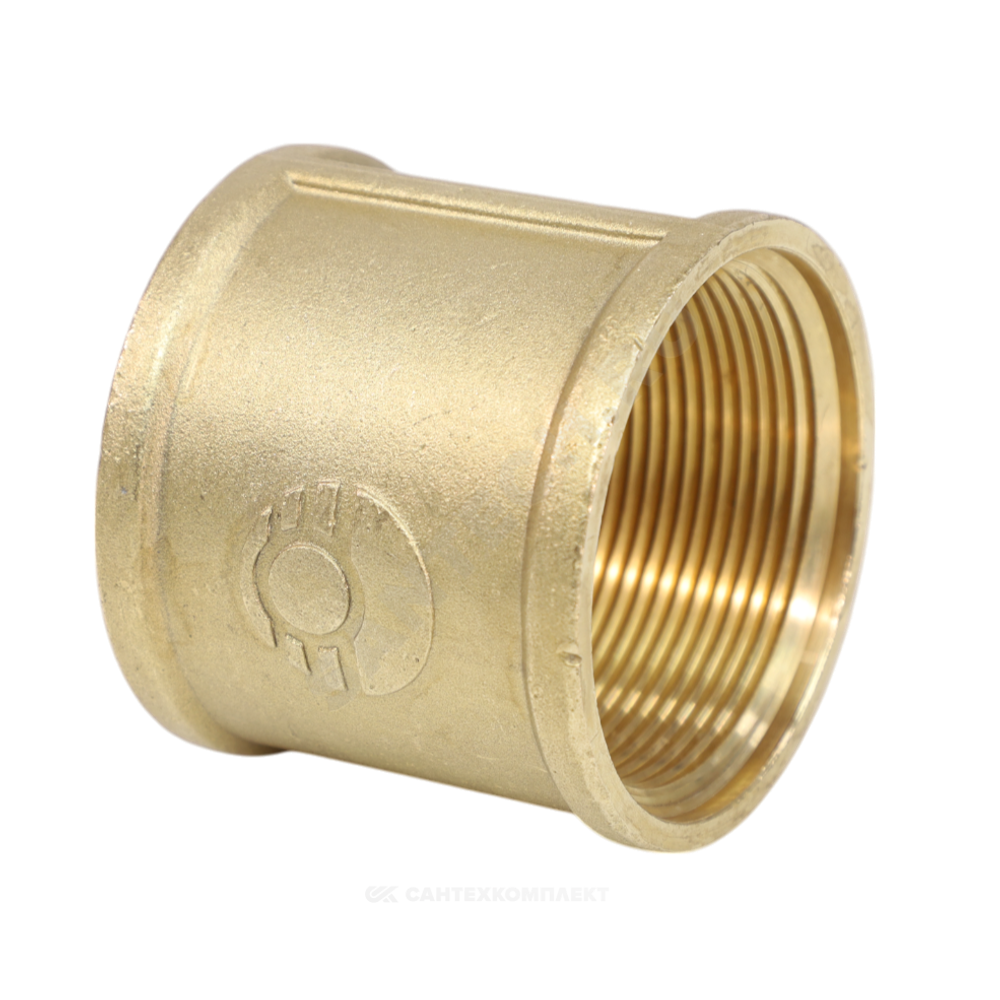 Муфта латунь Ду 20 (3/4") ВР/ВР VALFEX VF.170.L.034