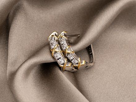 Серьги Тиффани 15,5мм