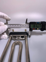 Тэн для стиральных машин LG 185 мм, IRCA Универсальный прямой, с датчиком, 1600W