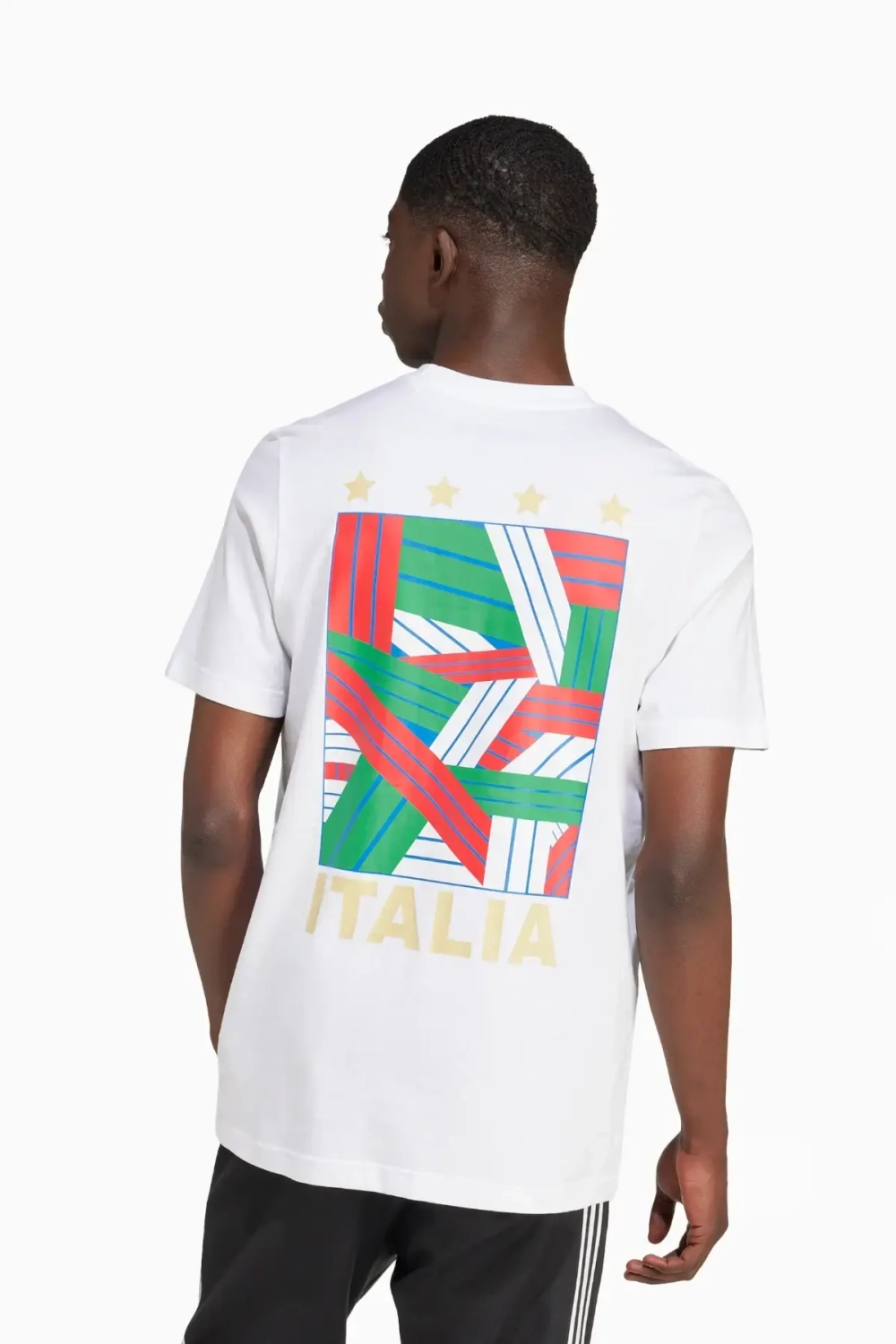 Футболка adidas Италия 2024 Fan Graphic - белый