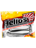 Виброхвост Helios Catcher 3,55"/9 см Black & Pearl 5шт. (HS-2-028)