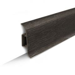 Плинтус ПВХ Идеал Классик 303 Венге темный 2200х55х22 мм