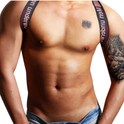 Мужская портупея розовая PUMP! MP98-22