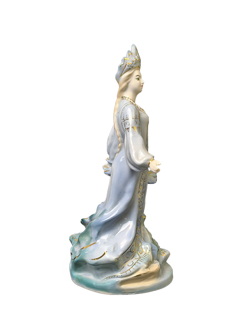 Фарфоровая статуэтка "Хозяйка медной горы" Гжель