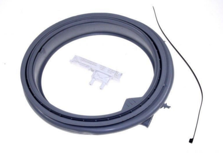 Манжета люка (уплотнитель двери) для стиральной машины Ariston (Аристон)/Indesit (Индезит) с распределителем - 255813, 482000084989