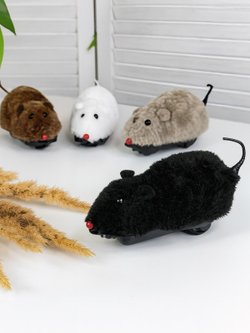 Игрушка Мышь на радиоуправлении цвет черный (202073373-1)