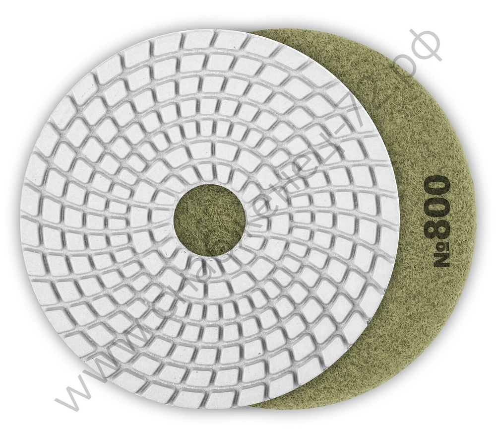 ЗУБР АГШК 125 мм, №800, мокрое шлифование, Алмазный гибкий шлифовальный круг (29867-800)
