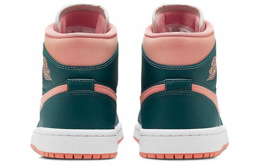 Кроссовки Jordan Air Jordan 1 Mid "Dark Teal Green" (Женская размерная сетка)