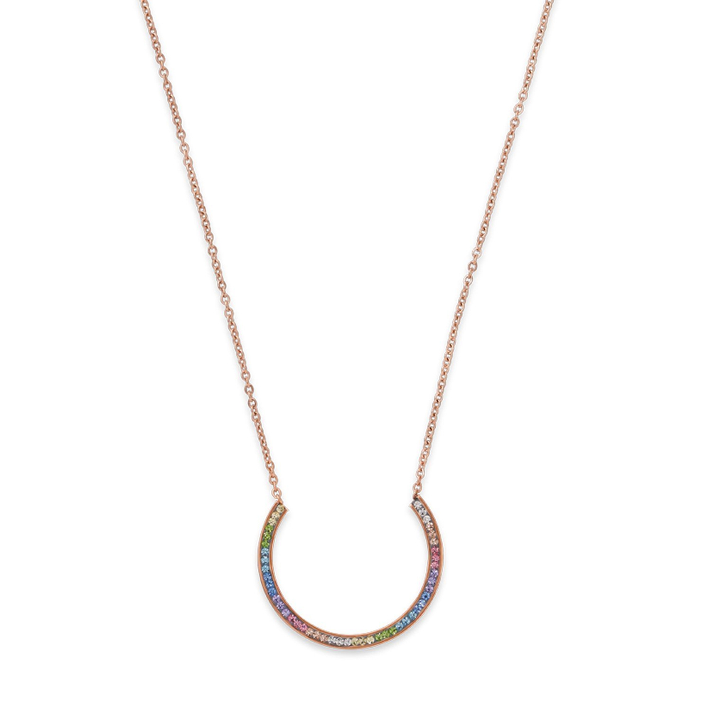 Колье Coeur de Lion Multicolour Pastel 0229/10-1522 цвет мультиколор, золотой