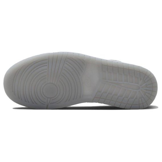 Jordan Air Jordan 1 Винтажные баскетбольные кроссовки MID Топ Белый серебристый Женские