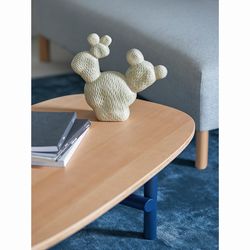 Стол журнальный Ottal, 110х59,5х32 см, бук, бежевый/синий