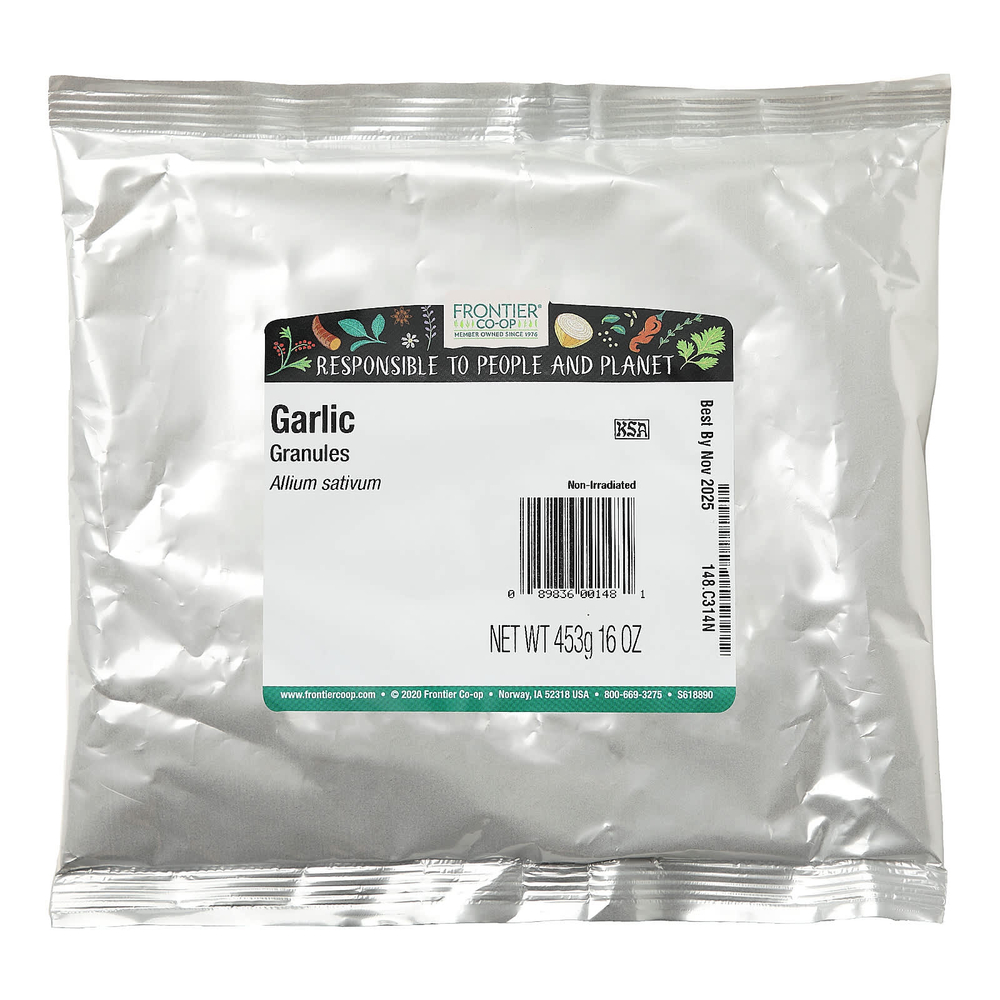 Frontier Co-op, гранулы чеснока, 453 г (16 унций)