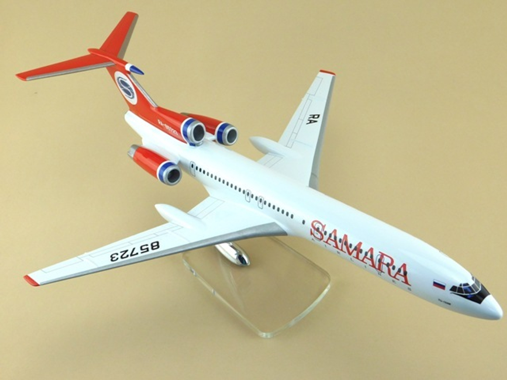 Модель самолета Ту-154М (М1:100, Самара)