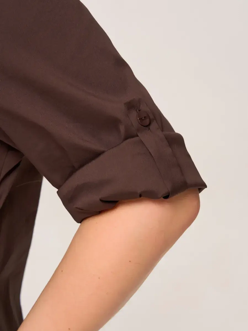 Платье-рубашка с карманами