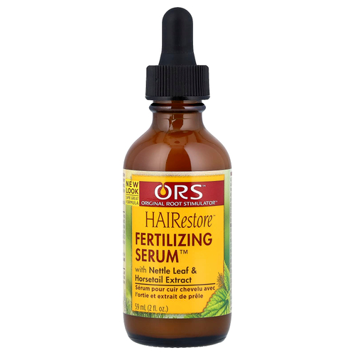 ORS, HAIRestore™, Fertilizing Serum™ с экстрактом листьев крапивы и хвоща, для натуральной текстуры волос, для локонов и прядей, 59 мл (2 жидк. унции)