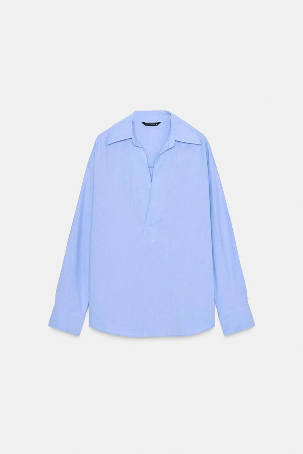 РУБАШКА ОВЕРСАЙЗ ОКСФОРД, СИНИЙ