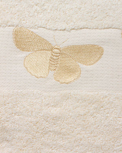 Набор полотенец 3 шт Devilla Palma Бабочки экрю