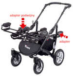 Коляска для тройни BabyActive Trippy Standart 2 в 1 Black (Бежевый)