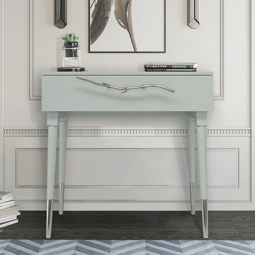 Консоль Арт Колор matte Стайл Сильвер Серый дым матовый