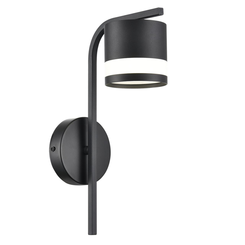 8240/1W COMFI LN26 239 черный, металл/акрил бра LED GX53 1*7W 220V LANIKA