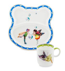 Pavone JK-166 Набор посуды «Эльф» 2 предм. (Buona Elf  )