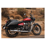 Рейлинги (крепление) для кофров Royal Enfield, черные Long Haul Pannier Rails – Meteor 350, KXA00046