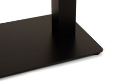 "Каффе" стол из HPL 110х70см, цвет "дуб", подстолье стальное двойное