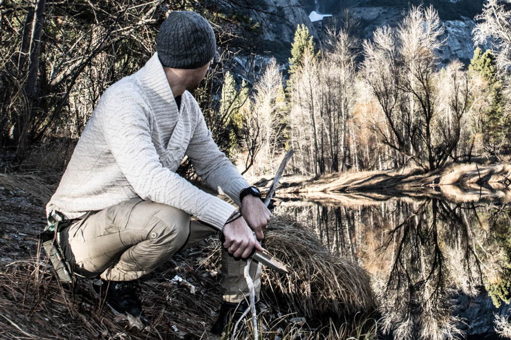 Туристический нож Legion AUS-8 Black Titanium